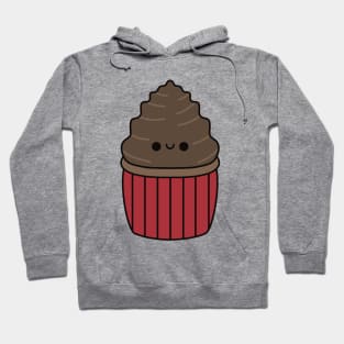 Cute Chocolate Cupcake - Kawaii Cupcake Hoodie